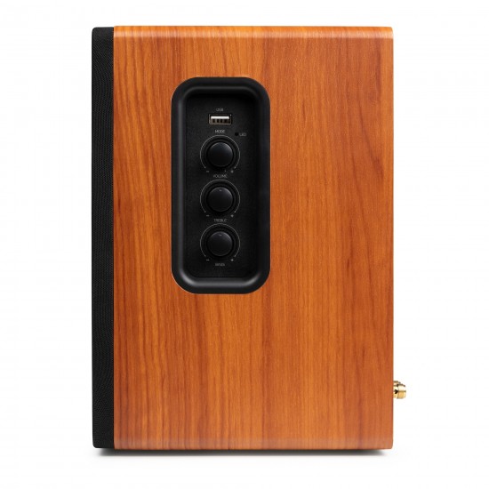 Actieve Bookshelf Speakers 120W – Bluetooth HiFi Speaker Set (Hout)