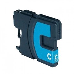 Brother LC-980 / LC-1100 Cyaan inktcartridge (huismerk)