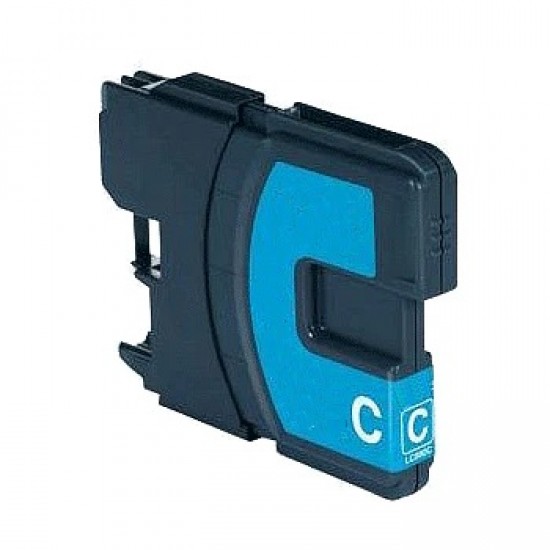 Brother LC-980 / LC-1100 Cyaan inktcartridge (huismerk)