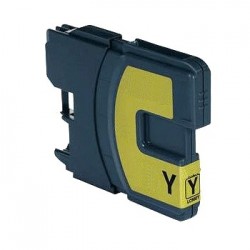 Brother LC-980 / LC-1100 Yellow inktcartridge (huismerk)