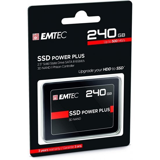 Emtec EC240GX150 internal solid state drive 240 GB SSD Emtec EC240GX150 internal solid state drive 240 GB SSD