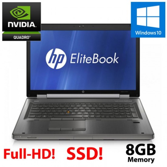 i7 KRACHTPATSER! HP Elitebook WORKSTATION 8570W: CORE i7 - 2,9 | 8GB | 128GB SSD | NVDIA QUADRO! i7 KRACHTPATSER! HP Elitebook WORKSTATION 8570W: CORE i7 - 2,9 | 8GB | 128GB SSD | NVDIA QUADRO!
